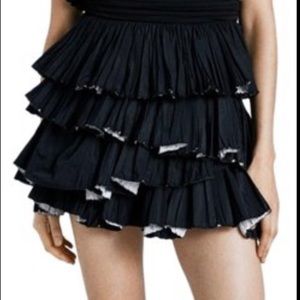 Zara ruffled skirt